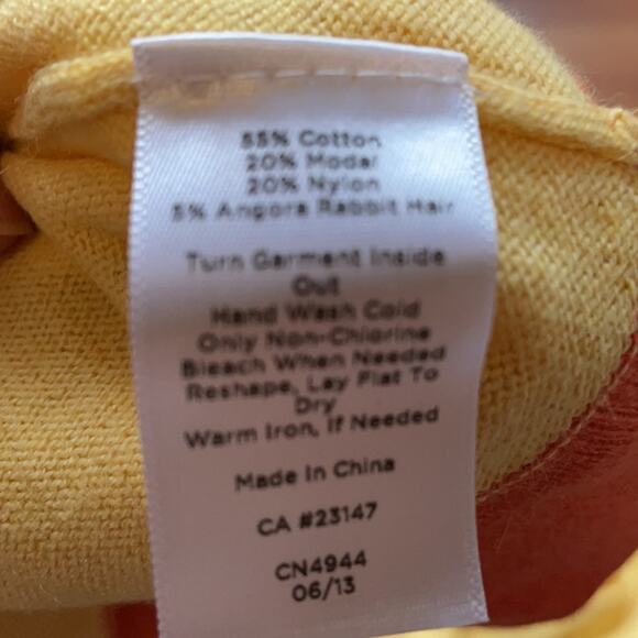 Talbots Sweater Pullover Crew Neck Zip Shoulder Lightweight XL Petite NWT - Picture 9 of 9